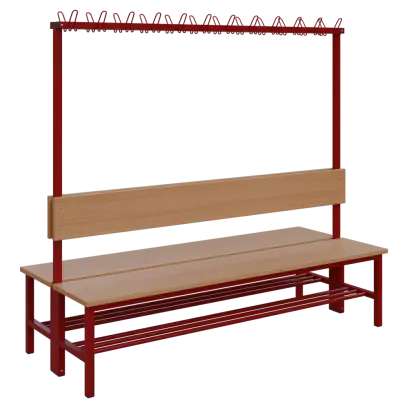 SVO - 200 stěna oboustranná věšáková RAL 3002 - červená